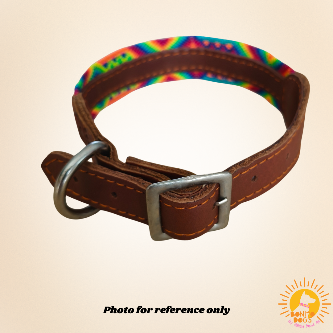 Small Mexican Leather Collar - set 1