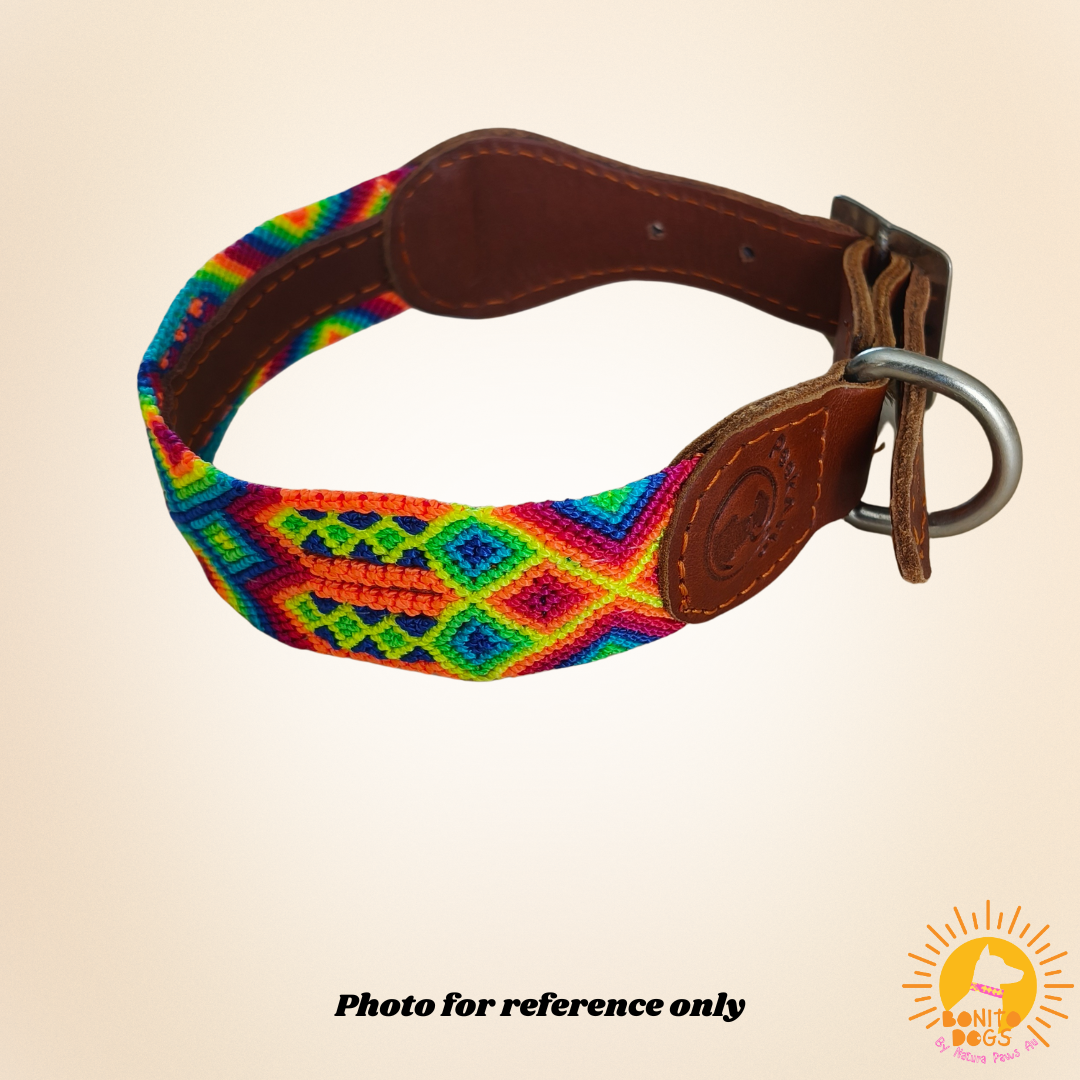 Small Mexican Leather Collar - set 2