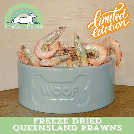 🦐 NEW: Freeze-Dried Queensland Prawns – Wild, Natural, and Only Here for a Short Time!