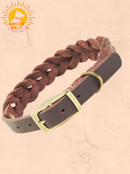 Heritage Braid Leather Collar