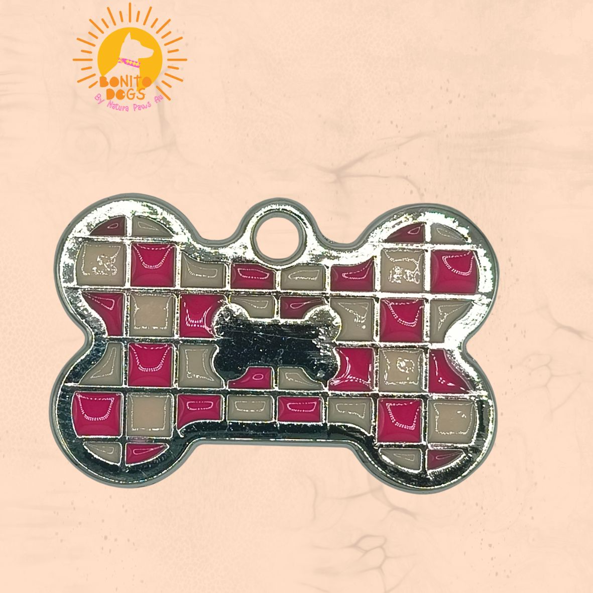Chequered Flag Pet ID Tags