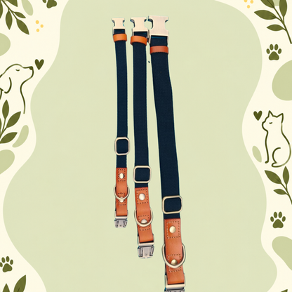 Clip ’n’ Go Adjustable Dog Collar — Black Bandit