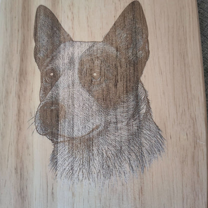 Personalised Hard Wood Serving Board with Handle