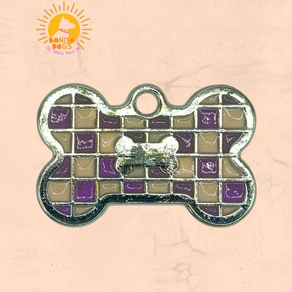 Chequered Flag Pet ID Tags