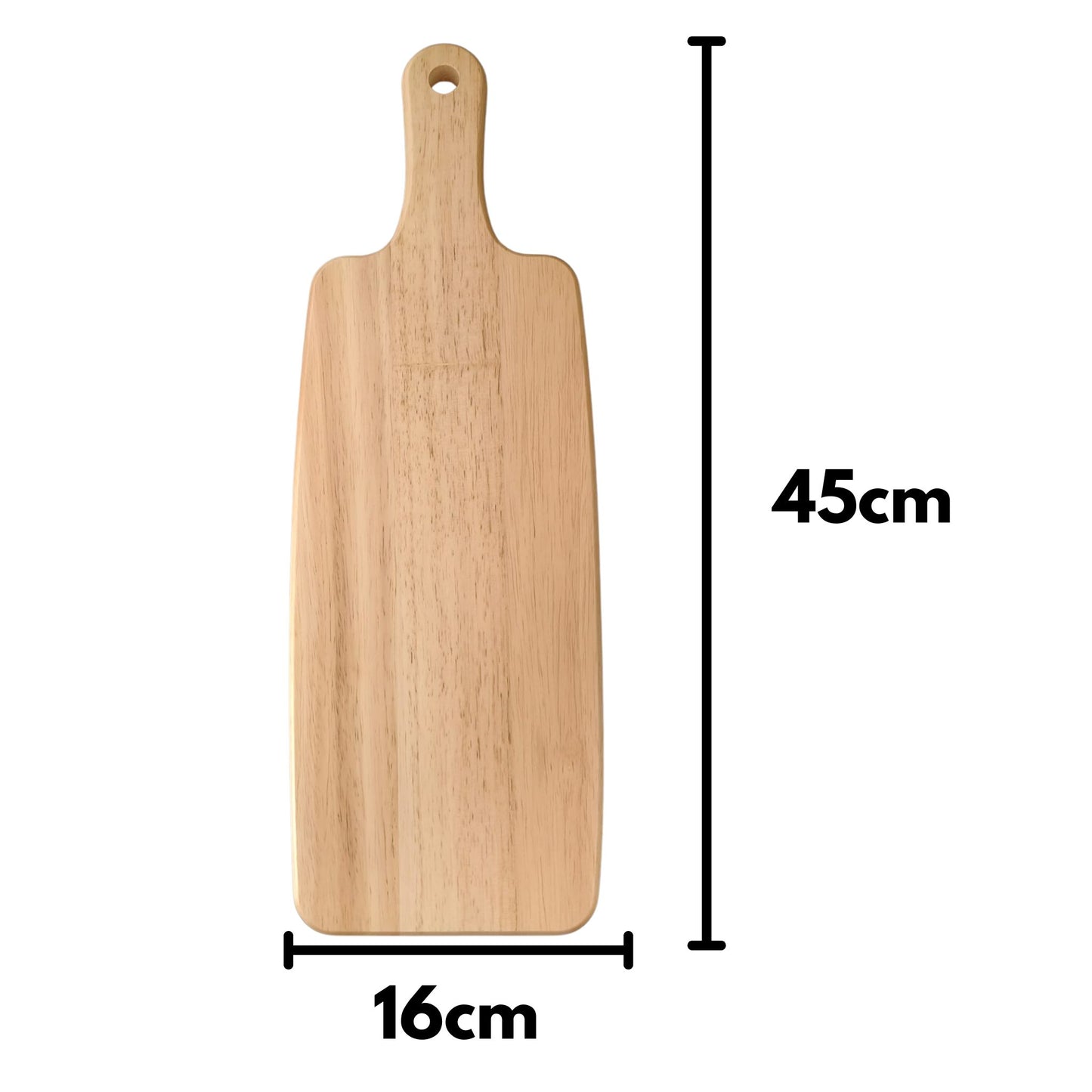 Personalised Hard Wood Serving Board with Handle