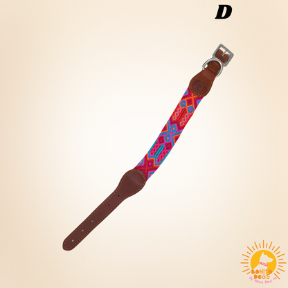Small Mexican Leather Collar - set 1
