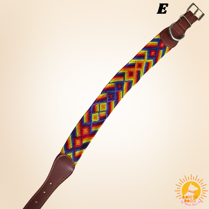 Extra-Large Mexican Leather Collar - set 2