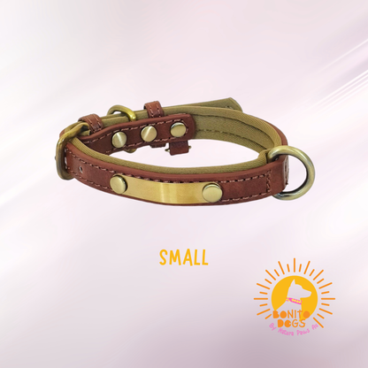 Maple Clay – Personalised Dog Collar