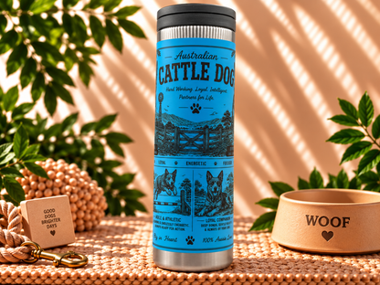 Cattle Dog Lovers 600ml Water Bottle