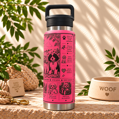 Cavoodle Lovers Water Bottle