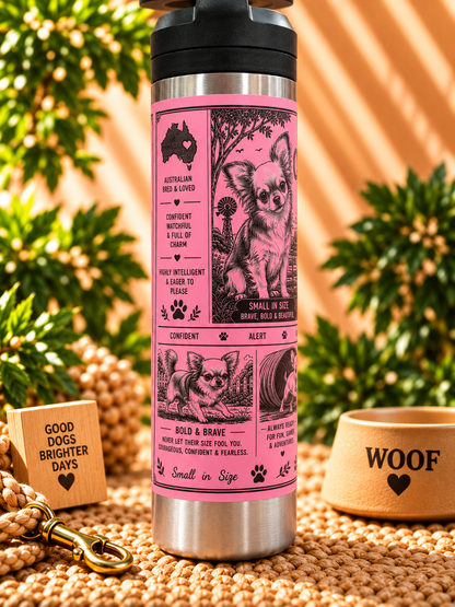 Chihuahua Lovers Water Bottle 600ml