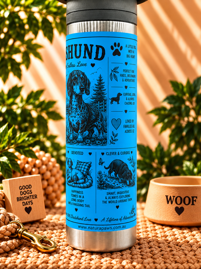 Dachshund Lovers Water Bottle 600ml