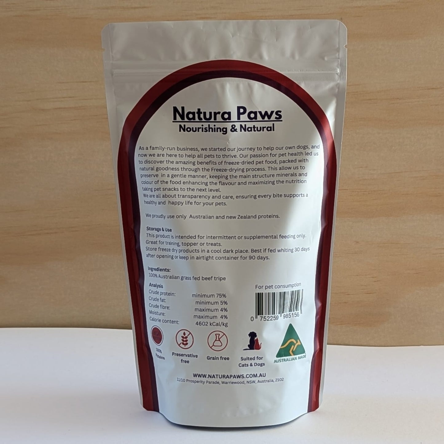 Freeze Dried Green Beef Tripe