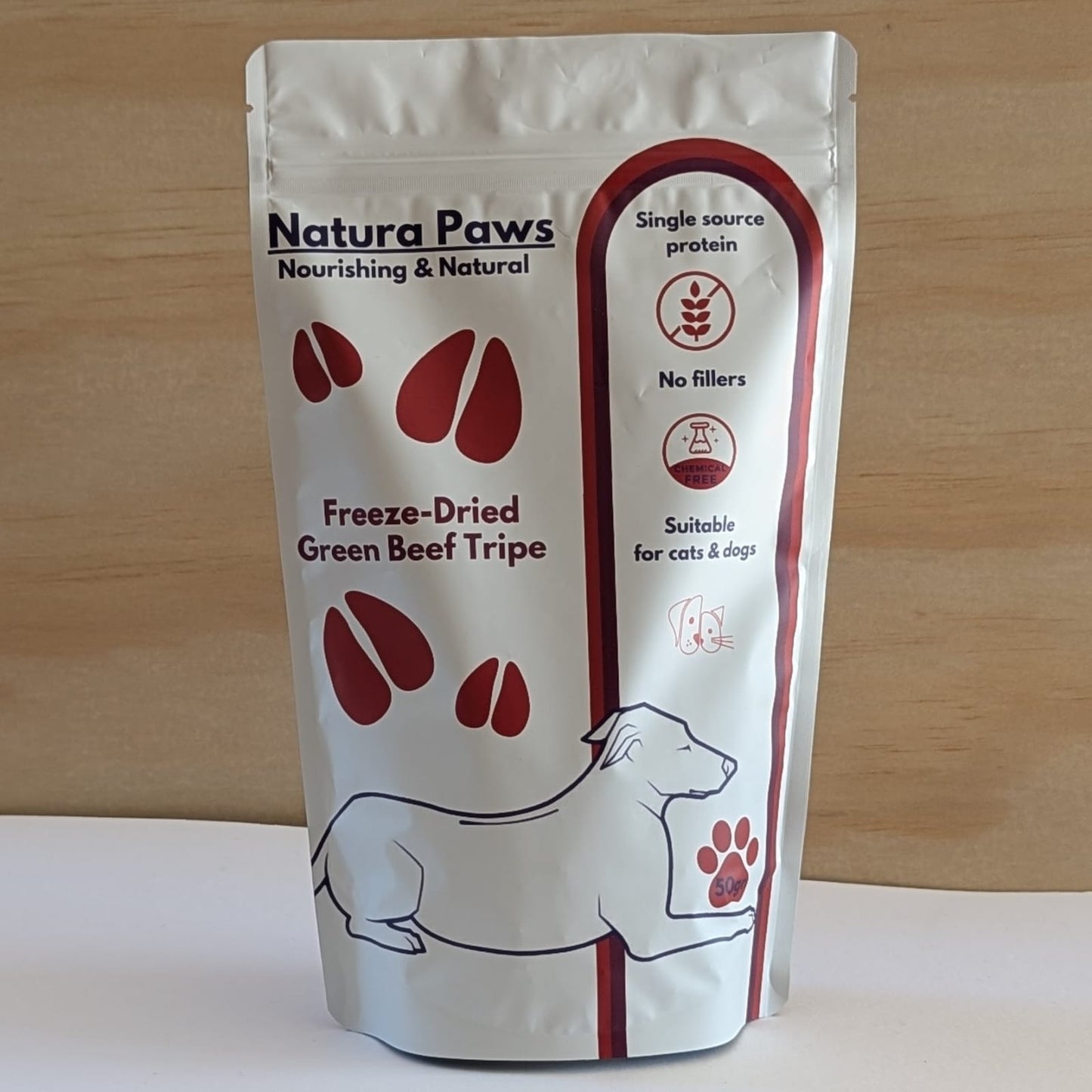 Freeze Dried Green Beef Tripe