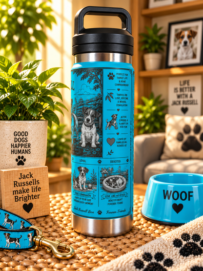 Jack Russel Lovers Water Bottle 800ml