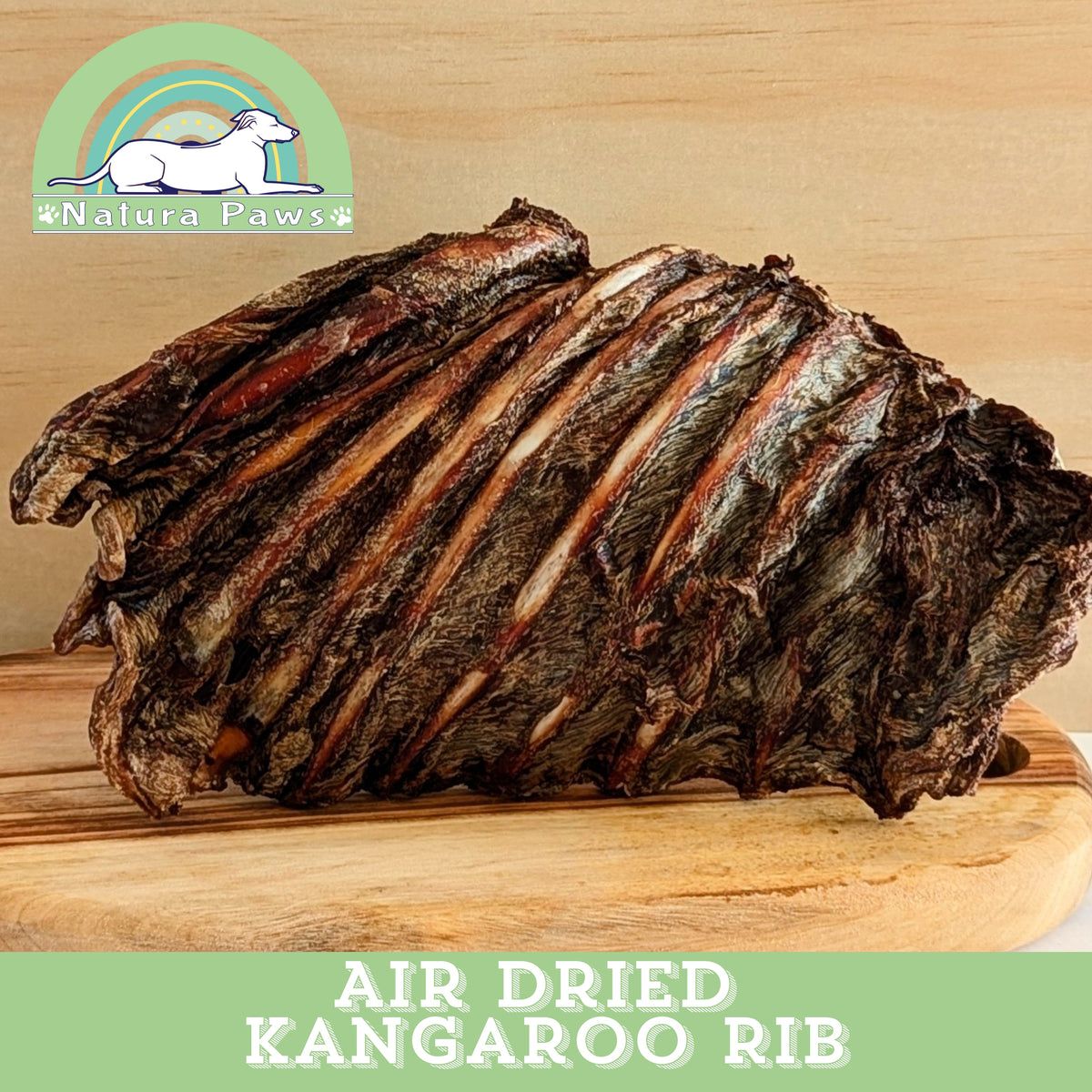 Air Dried Kangaroo Ribs – Natura Paws Australia