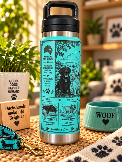 Labrador Lovers Water Bottle 800ml