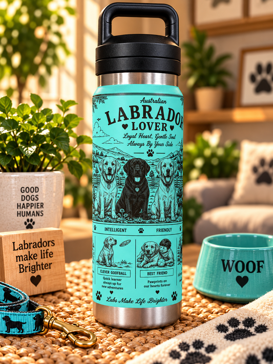 Labrador Lovers Water Bottle 800ml