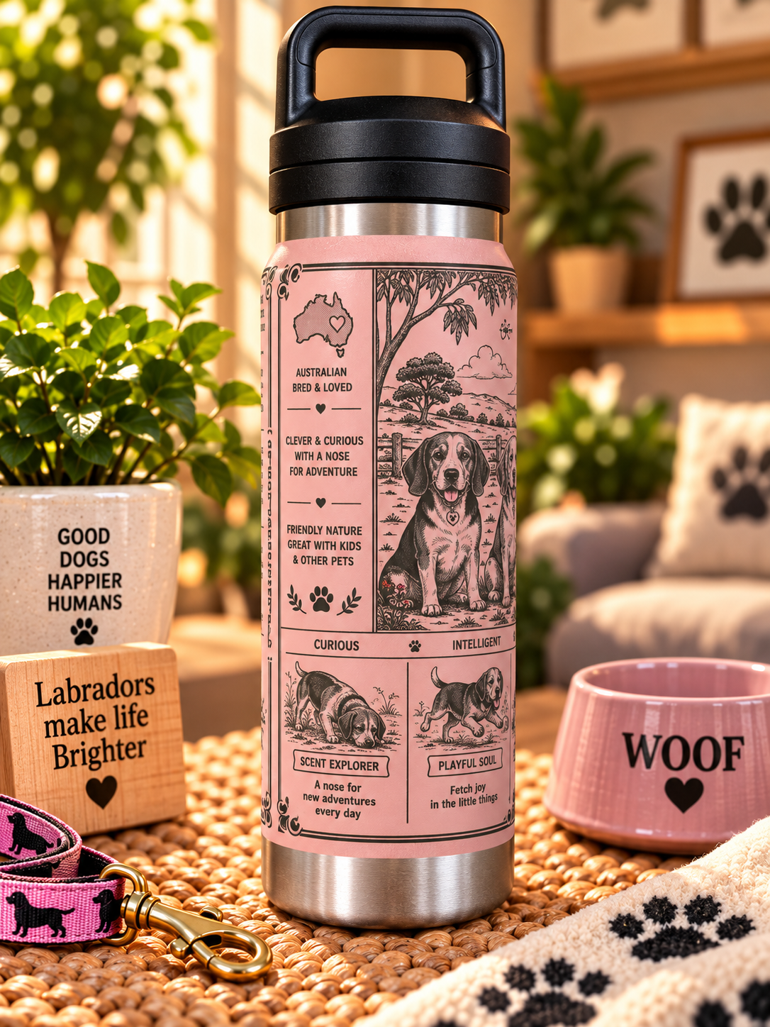 Beagle Lovers Water Bottle 800ml