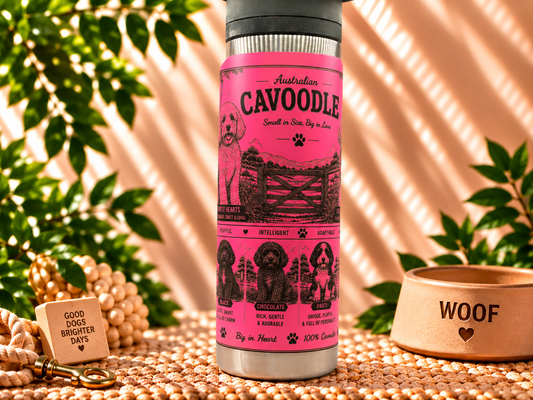 Cavoodle Lovers Water Bottle 600ml