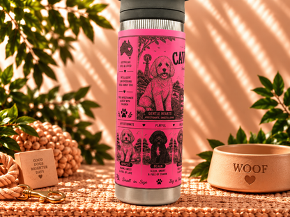 Cavoodle Lovers Water Bottle 600ml
