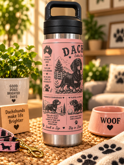 Dachshund Lovers Water Bottle 800ml