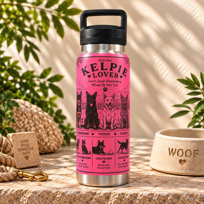 Kelpie Lovers Water Bottle 800ml