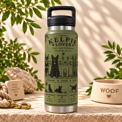 Kelpie Lovers Water Bottle 800ml