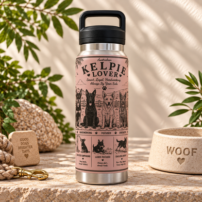 Kelpie Lovers Water Bottle 800ml