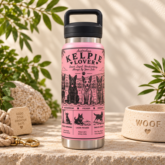 Kelpie Lovers Water Bottle 800ml