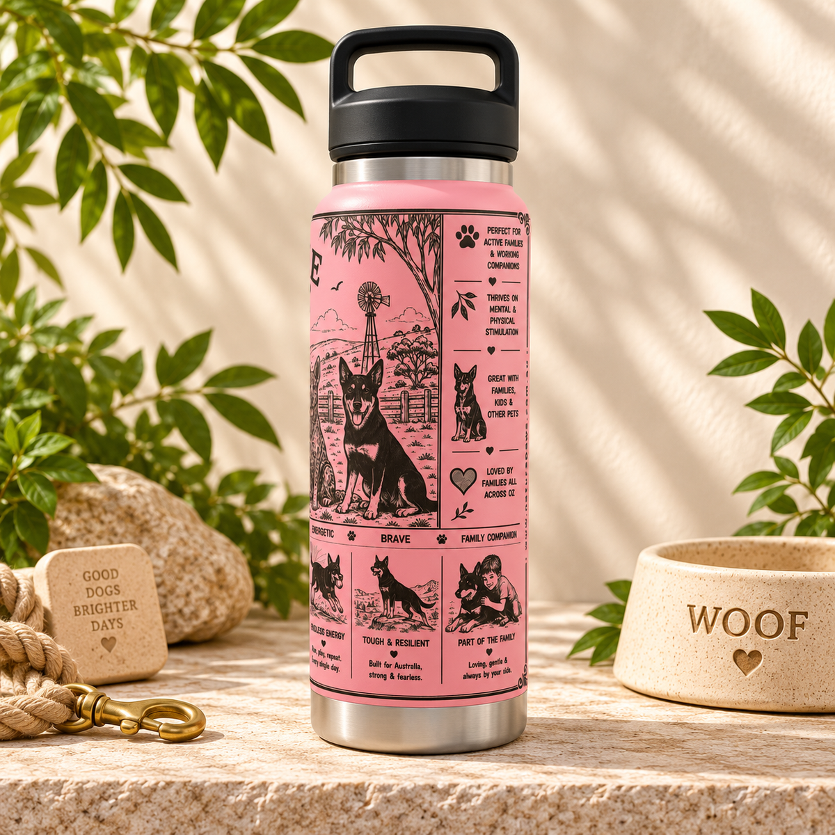 Kelpie Lovers Water Bottle 800ml
